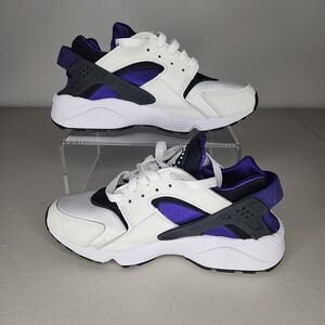 Nike Air Huarache OG White Purple Punch Black DH4439-105 Women's Size 7 EU 38